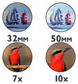 Binocular Magnification Comparison Chart